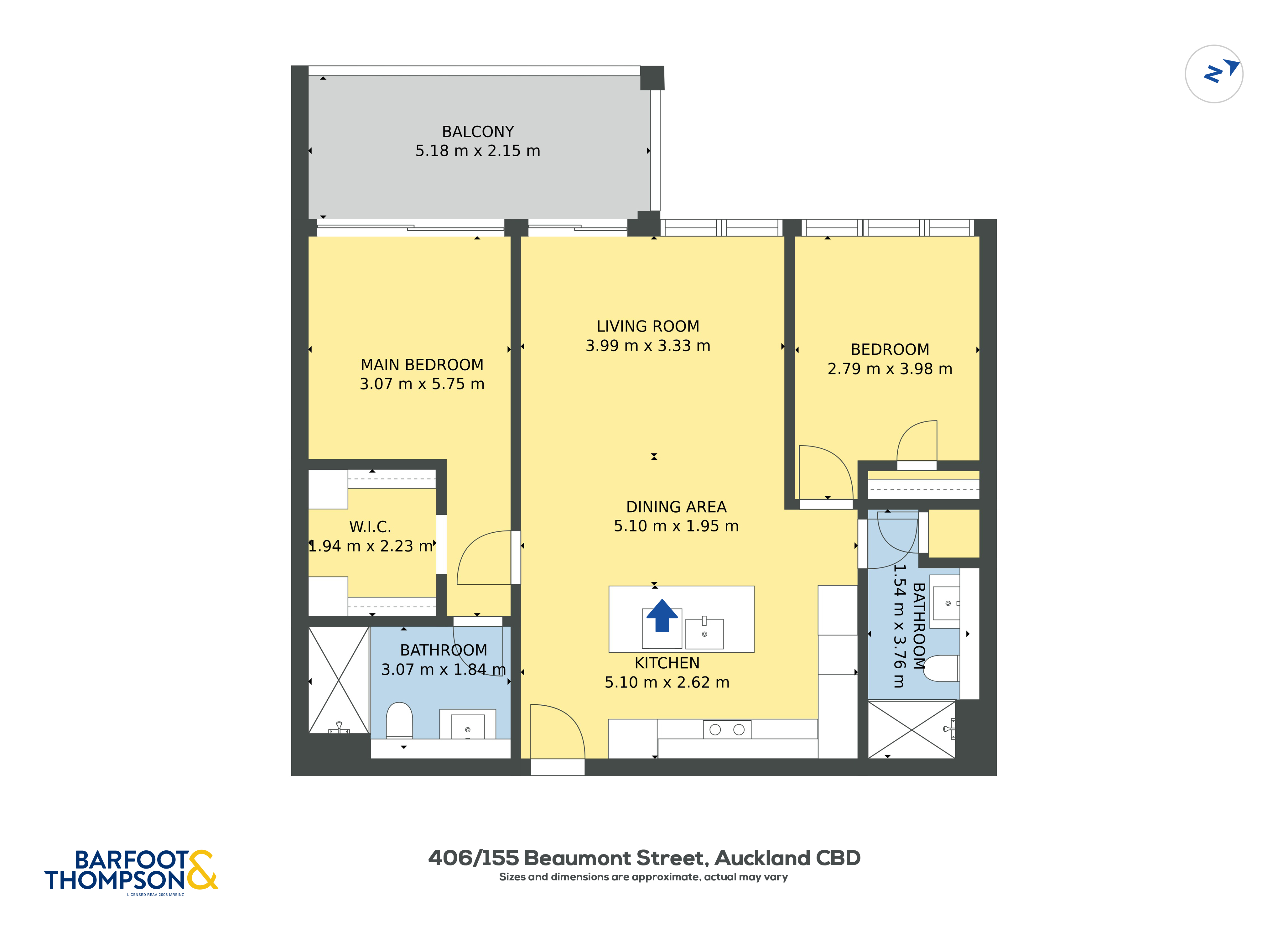 Sold 406 155 Beaumont Street Wynyard Quarter Apr 2022 Barfoot