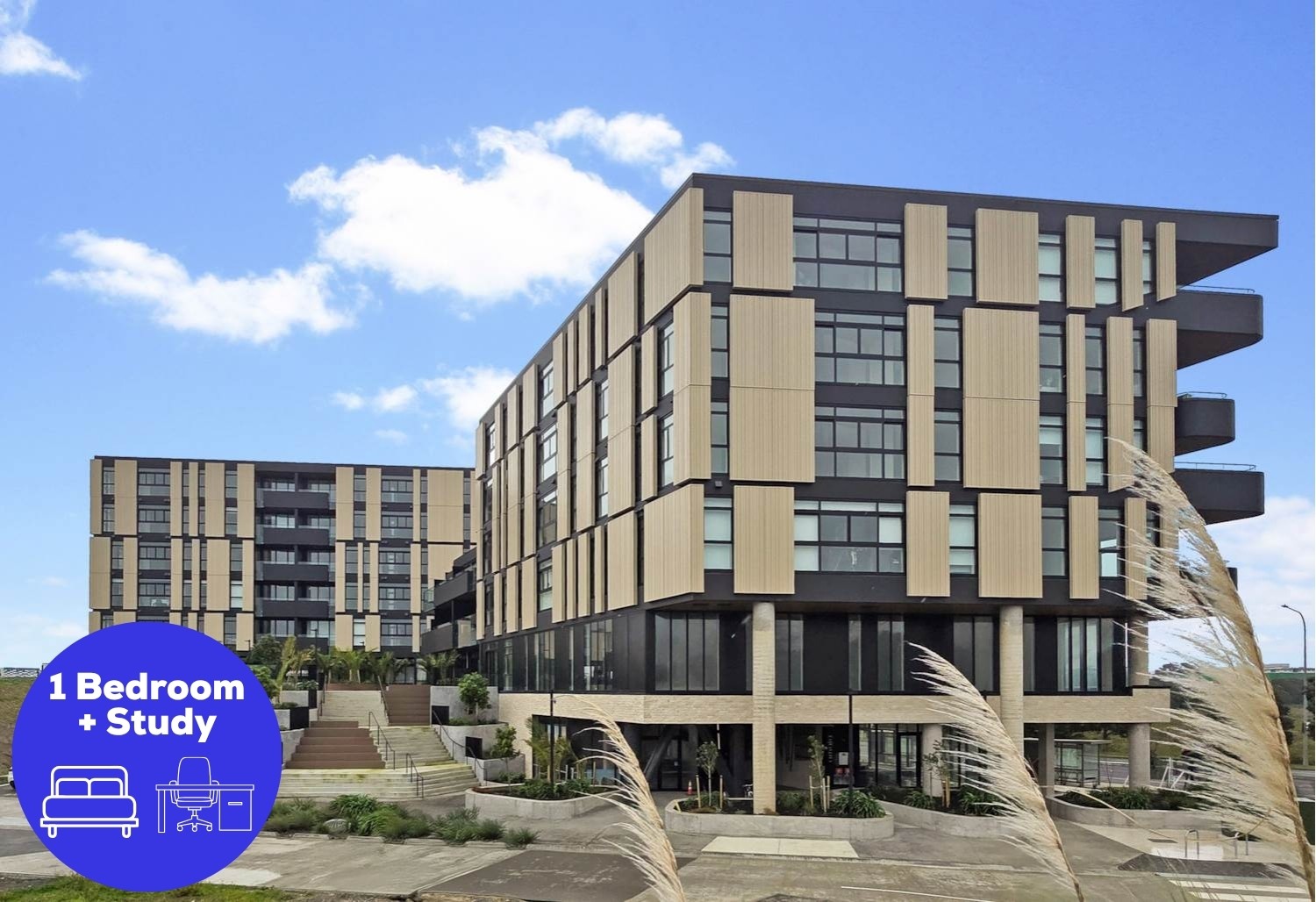 Modern 1 Bedroom + Study Apartment in Prime Takapuna Location 1